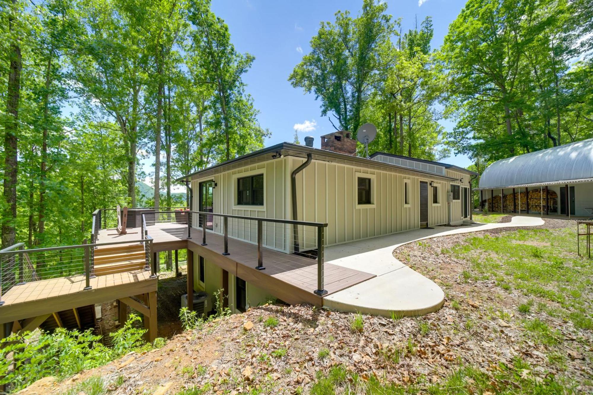 Remote Smoky Mtn Escape With Views And Trail Access! Villa Cullowhee Buitenkant foto