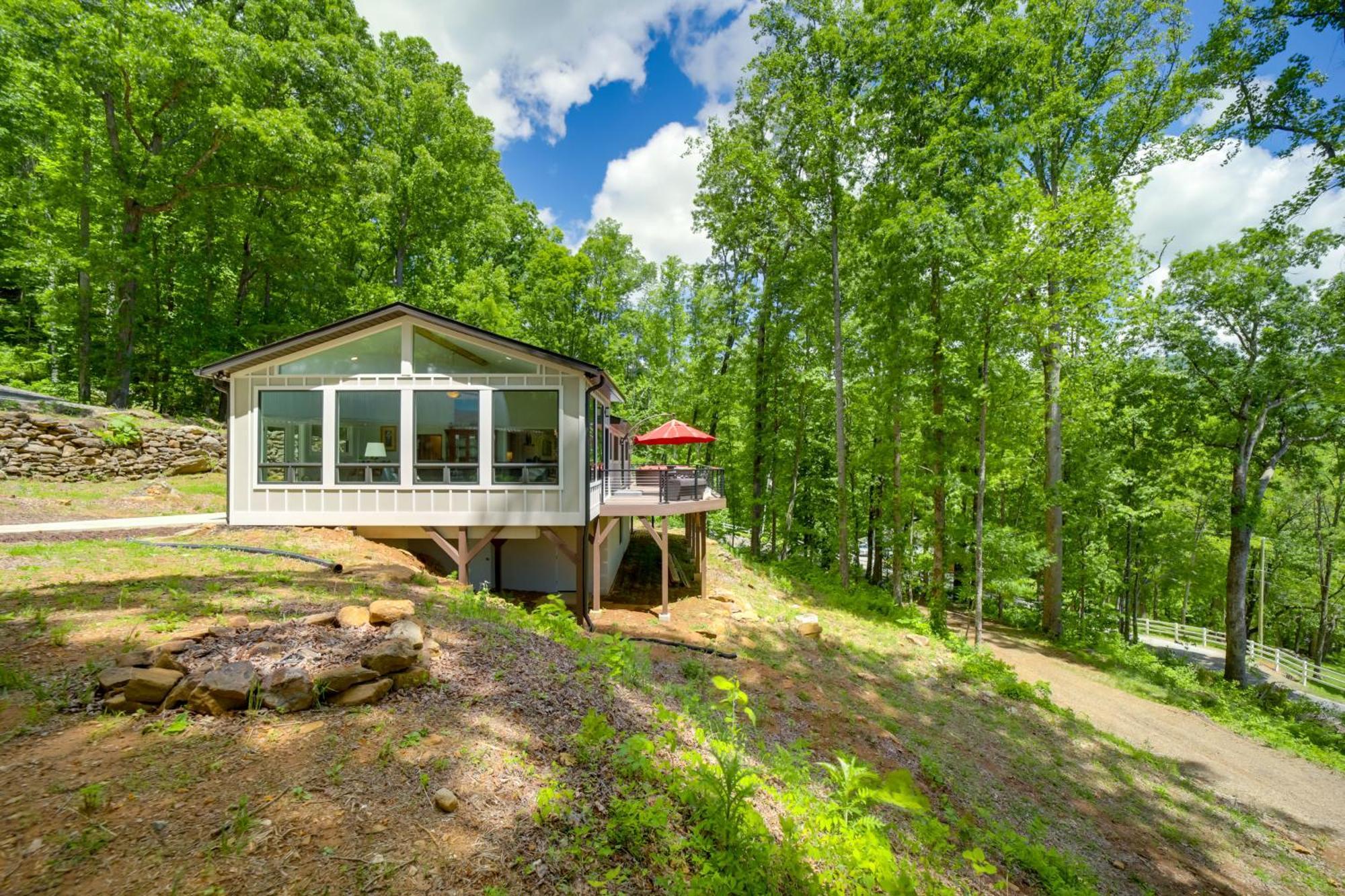Remote Smoky Mtn Escape With Views And Trail Access! Villa Cullowhee Buitenkant foto